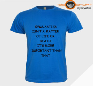 T-Shirt Gymnastics Life azul