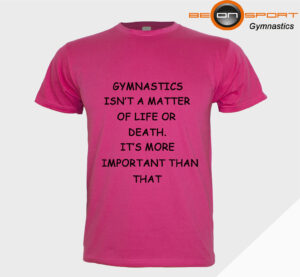 Camiseta Gymnastics Life rosa