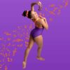 Purple/Orange Maillot MP - Image 2